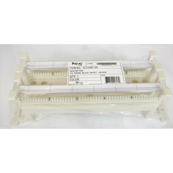 Icc Icc-ic110wf100 110 Wiring Block W/ Ft, 100-pair, Cat 5e