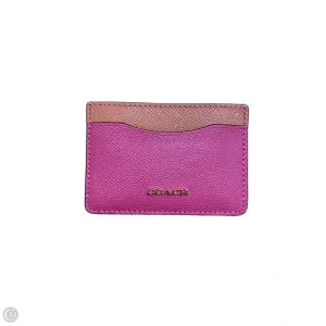 Id/card Holder Designer By Coach, Size: Small