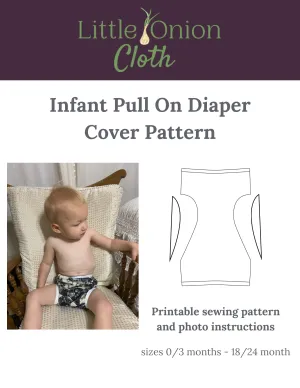 Infant Pull On Diaper Cover Sewing Pattern