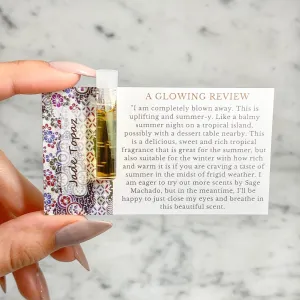 Jade & Topaz Blend Perfume Oil Concentrate Sample by Sage