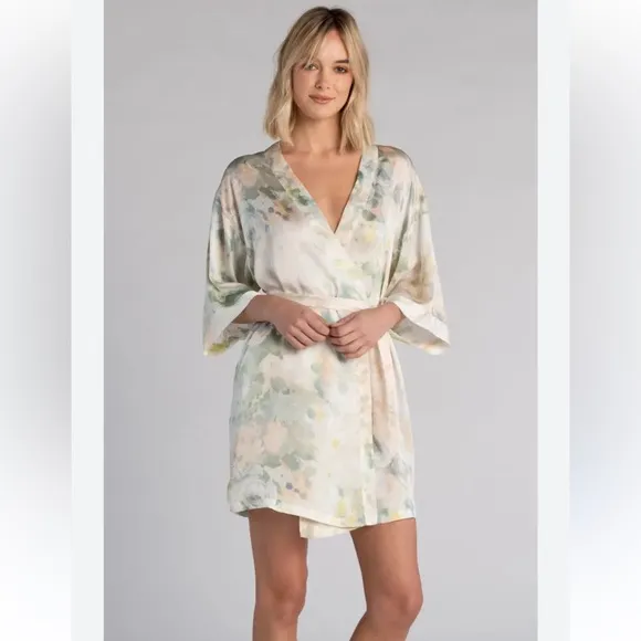 Jenny Yoo Isabella Robe Size Large Bridesmaid Robe Wedding Robe