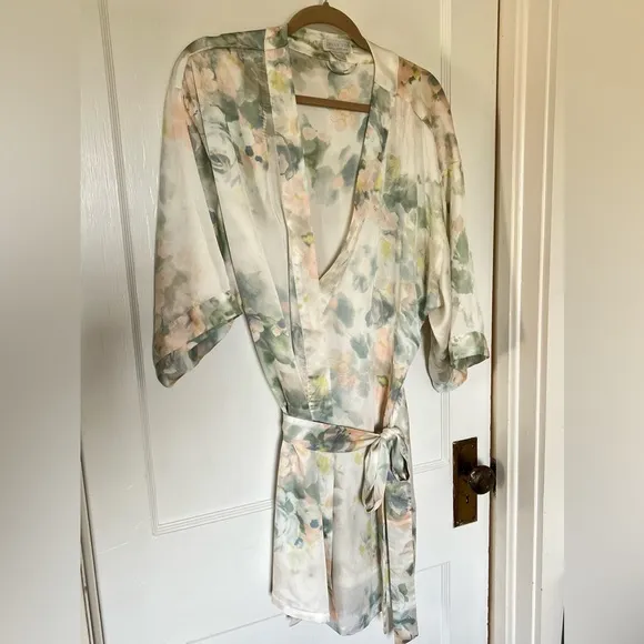 Jenny Yoo Isabella Robe Size Large Bridesmaid Robe Wedding Robe