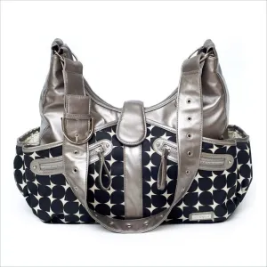 JJ Cole Swag Bag in Silver Drop
