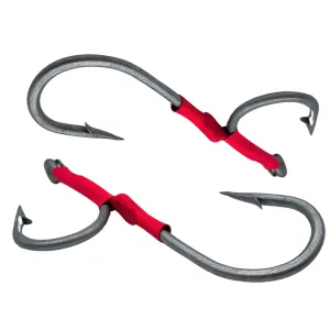 Kamikaze Game Lure Assist Hook 10/0 Rigs Twin Pack