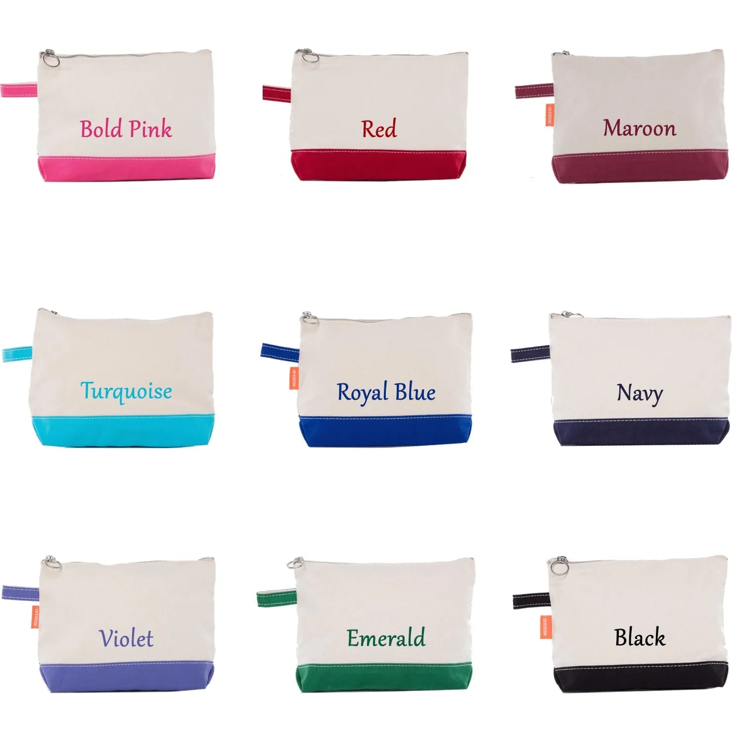 Kappa Alpha Theta Canvas Cosmetic Bag
