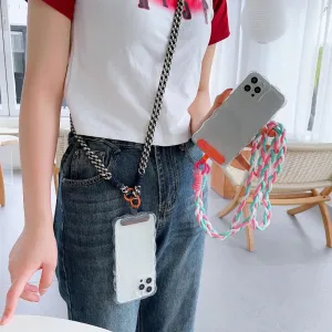 Kawaii Adjustable Phone Lanyard 🌈✨ - Cute Detachable Crossbody Strap for All Phones! 📱💖