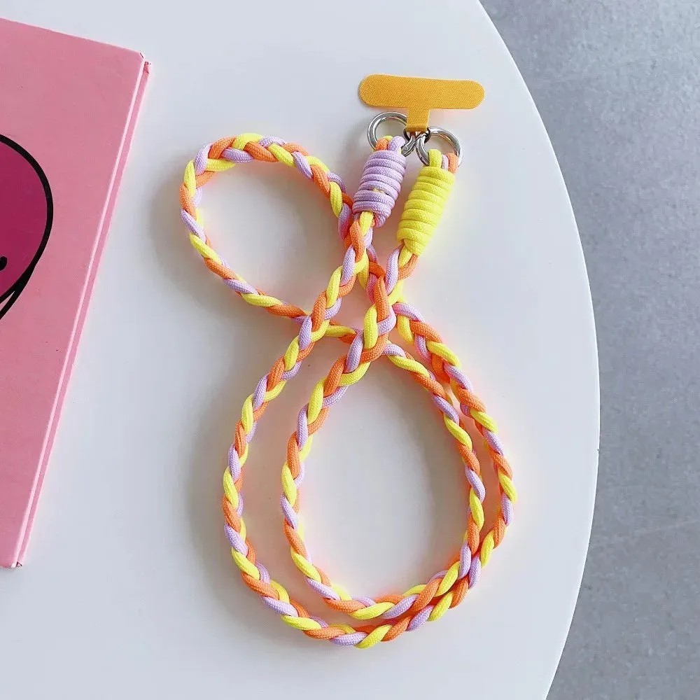 Kawaii Adjustable Phone Lanyard 🌈✨ - Cute Detachable Crossbody Strap for All Phones! 📱💖
