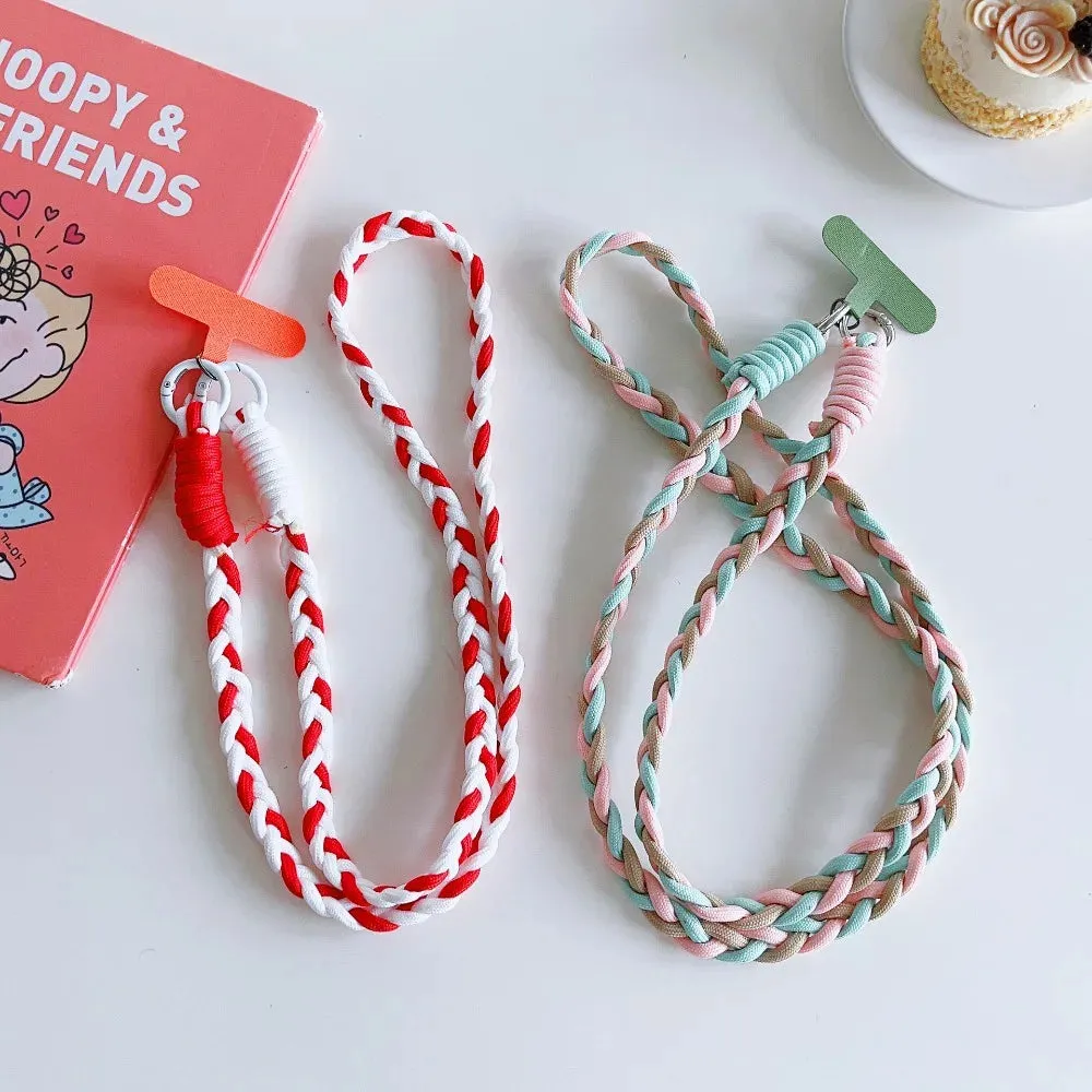 Kawaii Adjustable Phone Lanyard 🌈✨ - Cute Detachable Crossbody Strap for All Phones! 📱💖