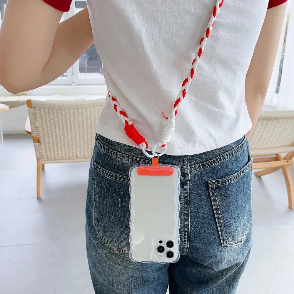 Kawaii Adjustable Phone Lanyard 🌈✨ - Cute Detachable Crossbody Strap for All Phones! 📱💖