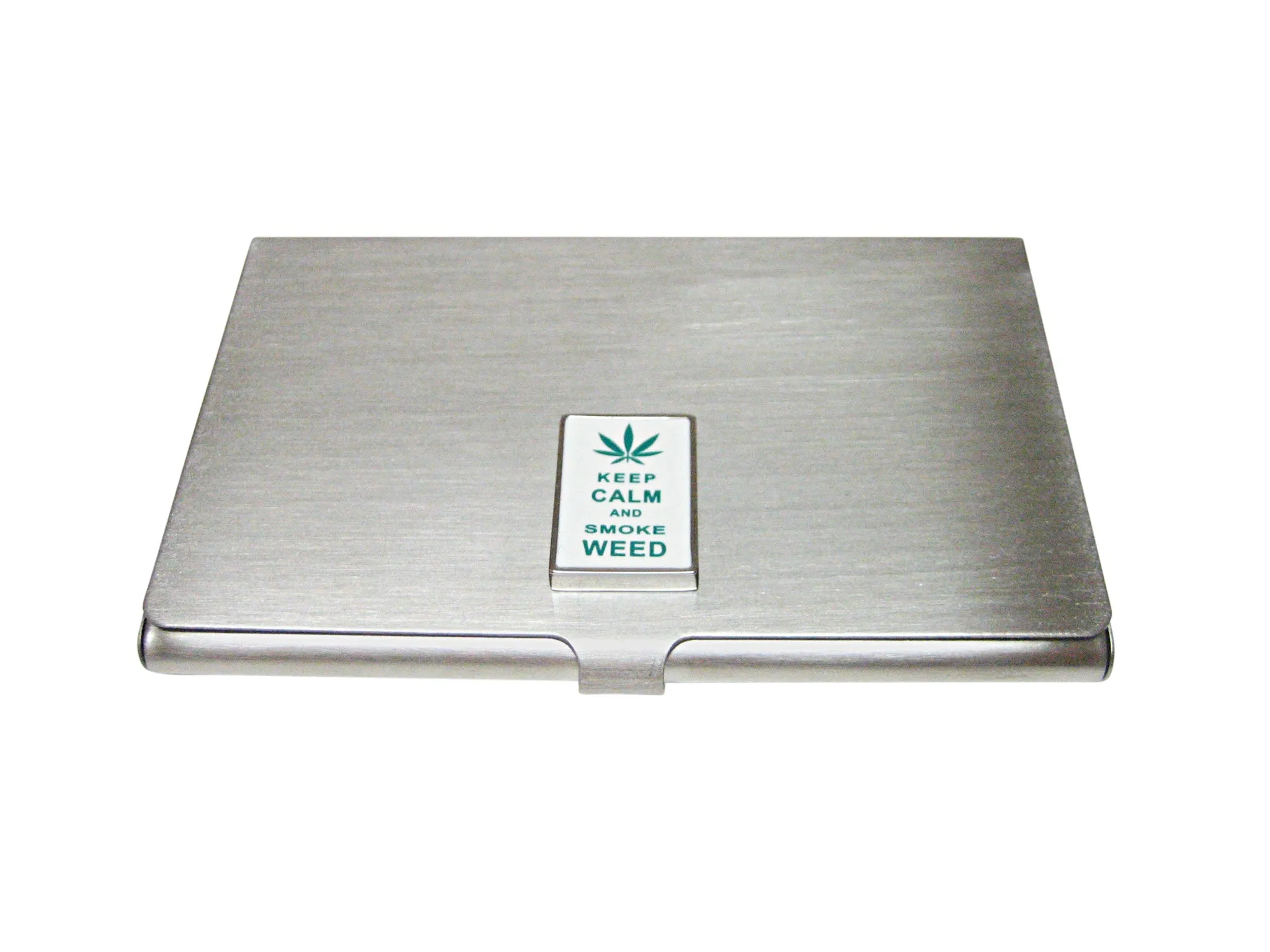 Keep Calm and Smoke Weed Business Card Holder