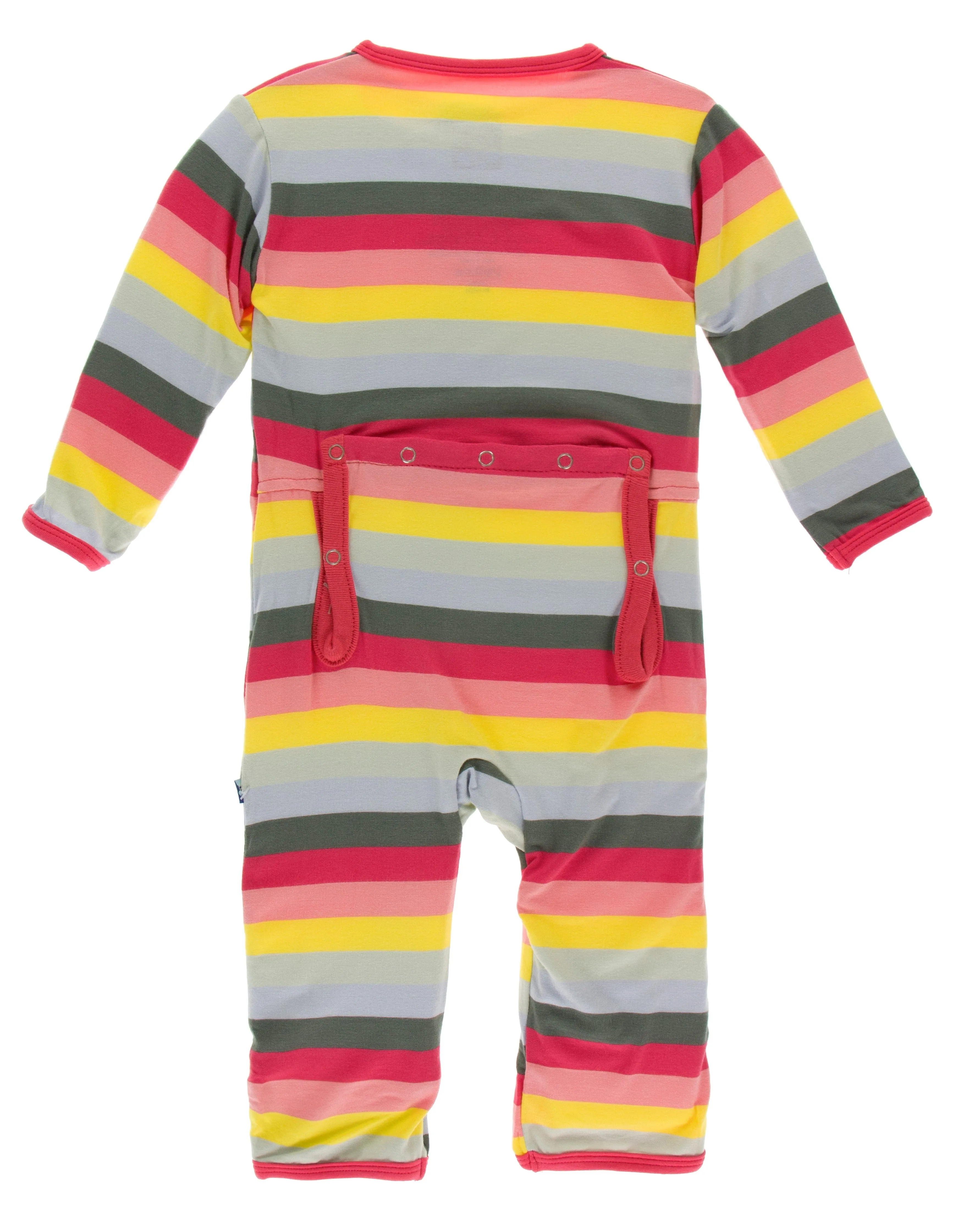 KicKee Pants Biology Stripe Coverall with Zipper