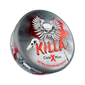 KILLA X Cold Mint Extra Strong Nicotine Pouches (20pcs/Can)