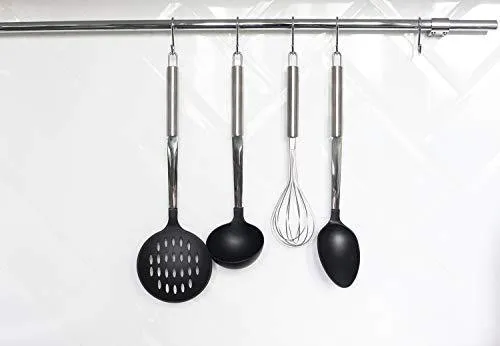 Kitovet Stainless Steel Hooks S Shaped Hooks Pot Hooks S Hooks Heavy Duty Pot Rack Hooks Stainless Steel Hook pan Hooks Shelf Hook Kitchen Towel Hooks Stainless Hook