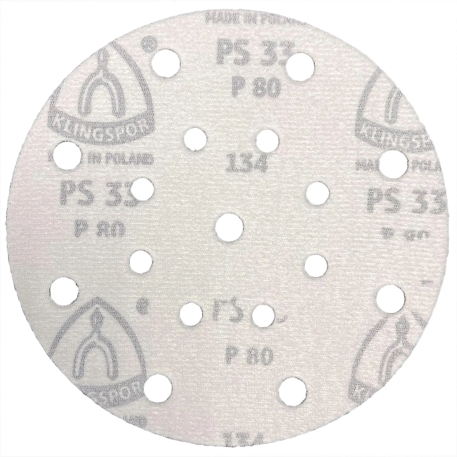 Klingspor Hook and Loop Sanding Discs 150mm PS33 17 Holes GLS51 40-400 Grit - Choose Grit