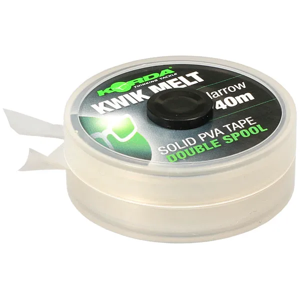 Korda Kwik Melt 5mm Solid PVA Tape-Double Spool 40m
