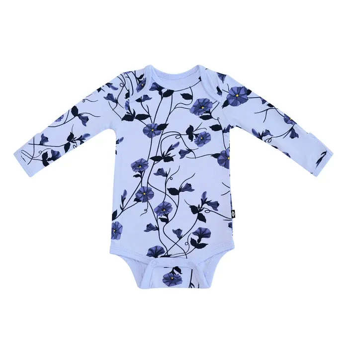 Kyte Baby Long Sleeve Bodysuit (Petunia)