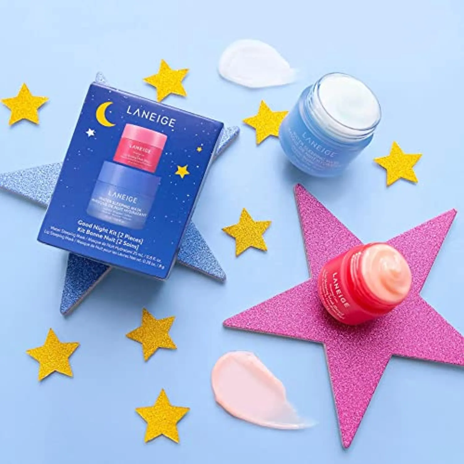 LANEIGE Good Night Kit: Travel Sized Intense Hydration Duo Set