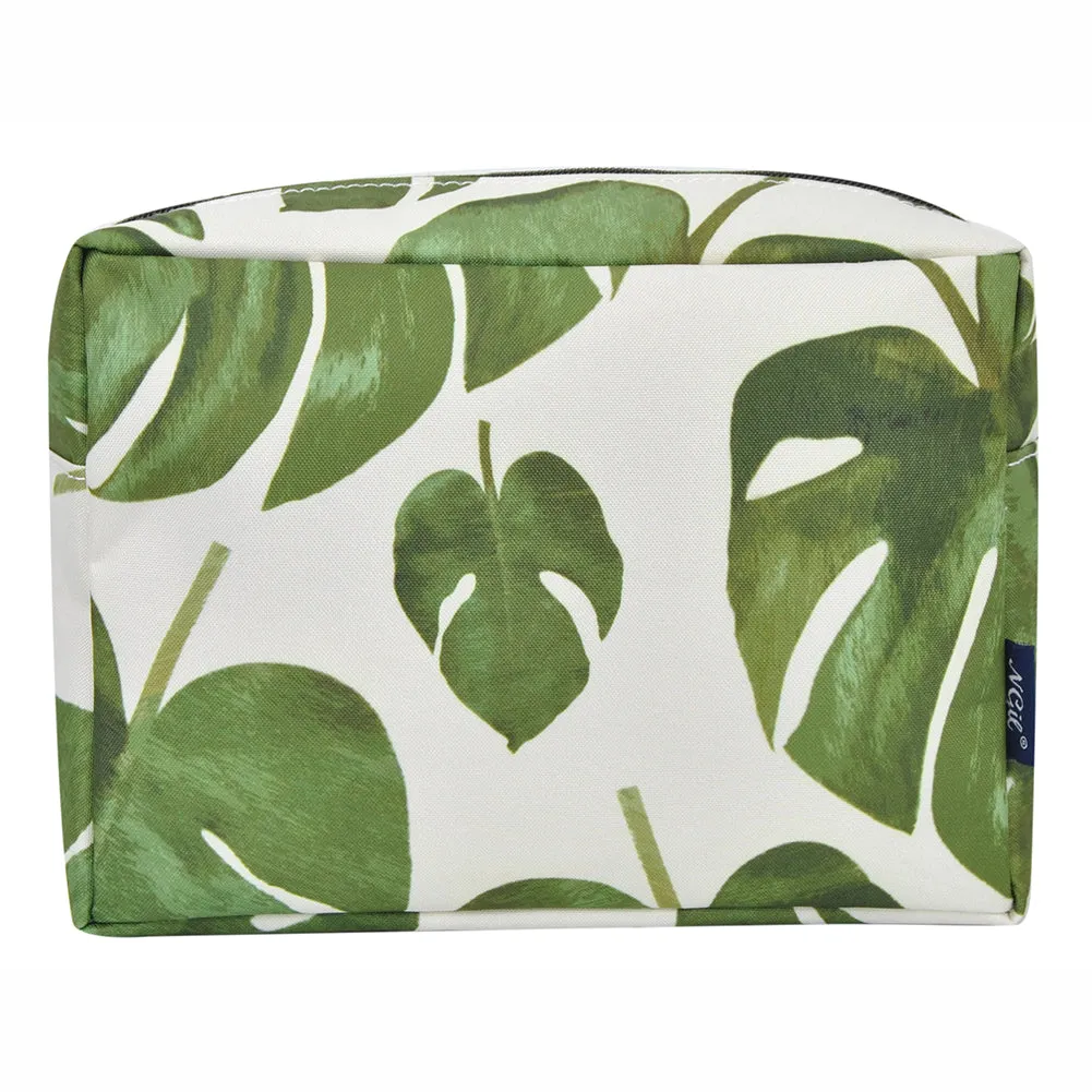 Leafy Delight NGIL Large Cosmetic Travel Pouch