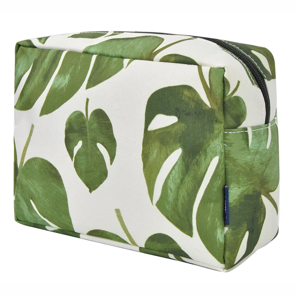 Leafy Delight NGIL Large Cosmetic Travel Pouch