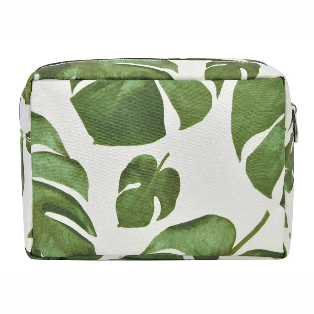 Leafy Delight NGIL Large Cosmetic Travel Pouch