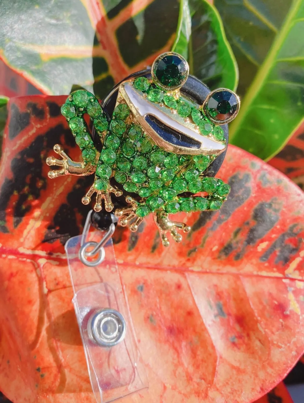 Leaping Frog Badge Holder Reel