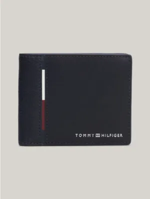 Leather Credit Card Wallet in Blue