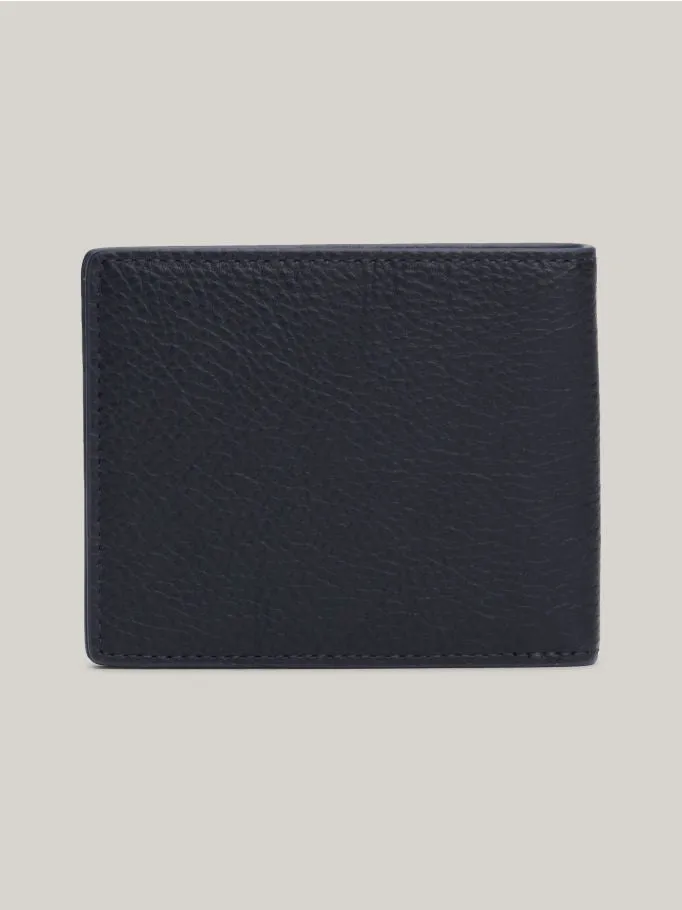 Leather Credit Card Wallet in Blue