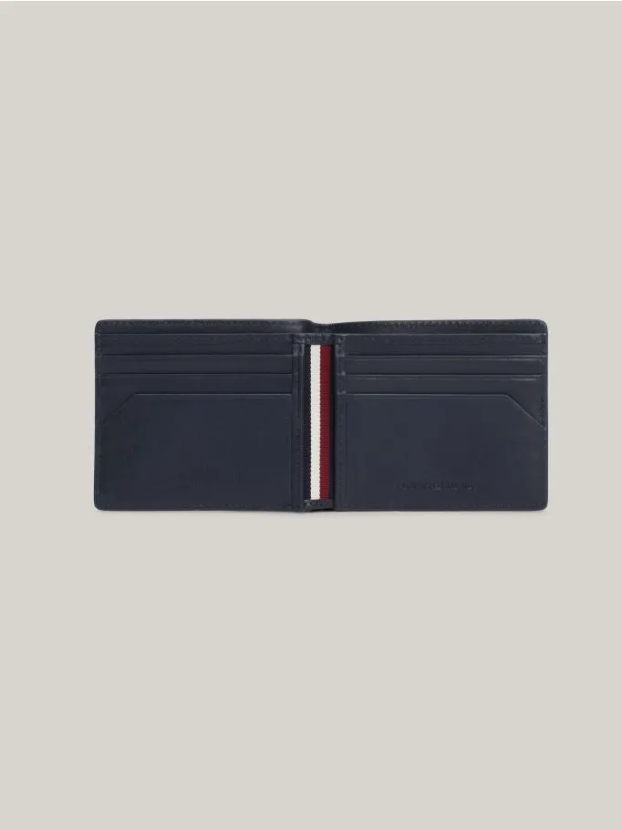 Leather Credit Card Wallet in Blue