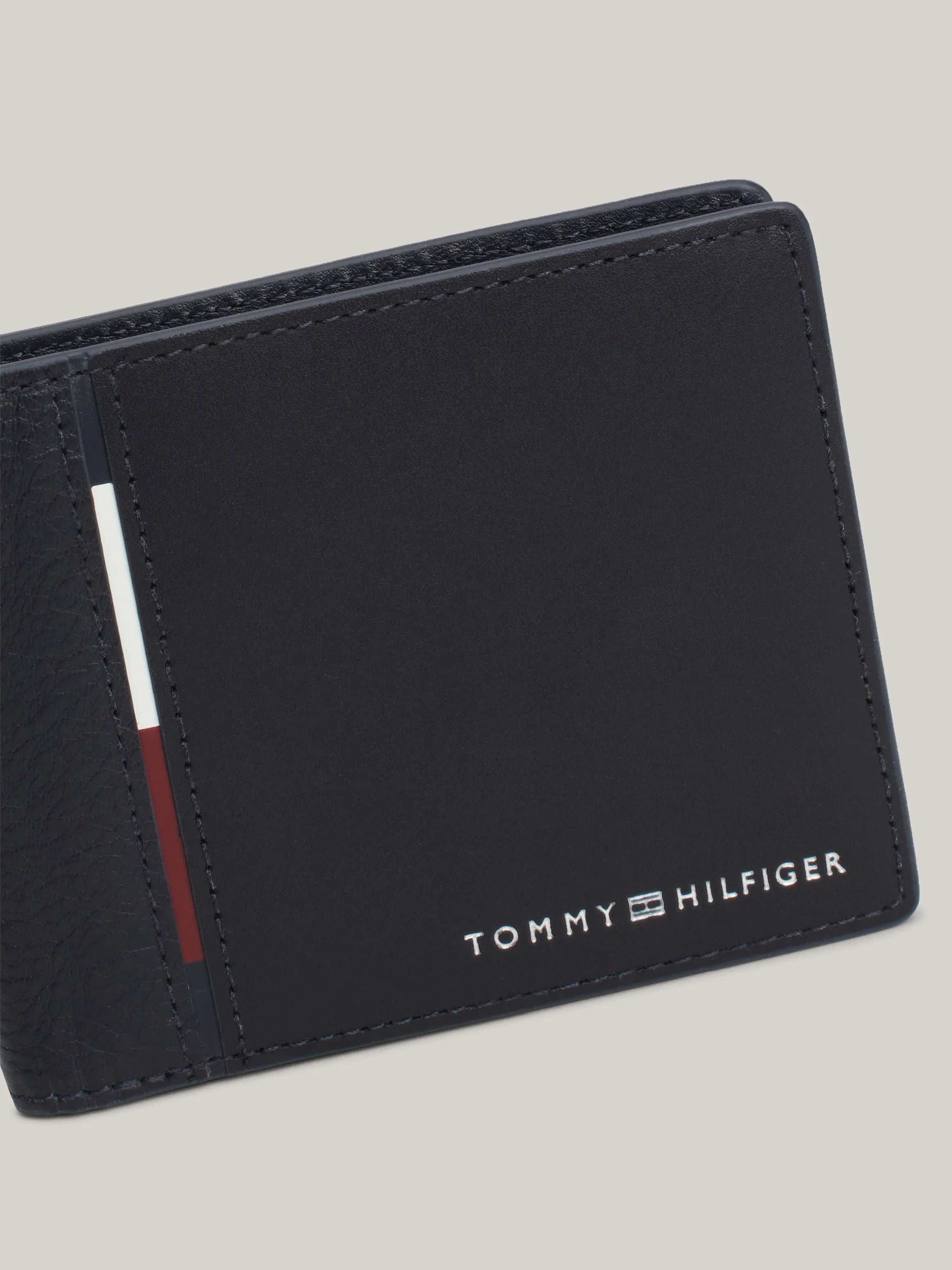 Leather Credit Card Wallet in Blue