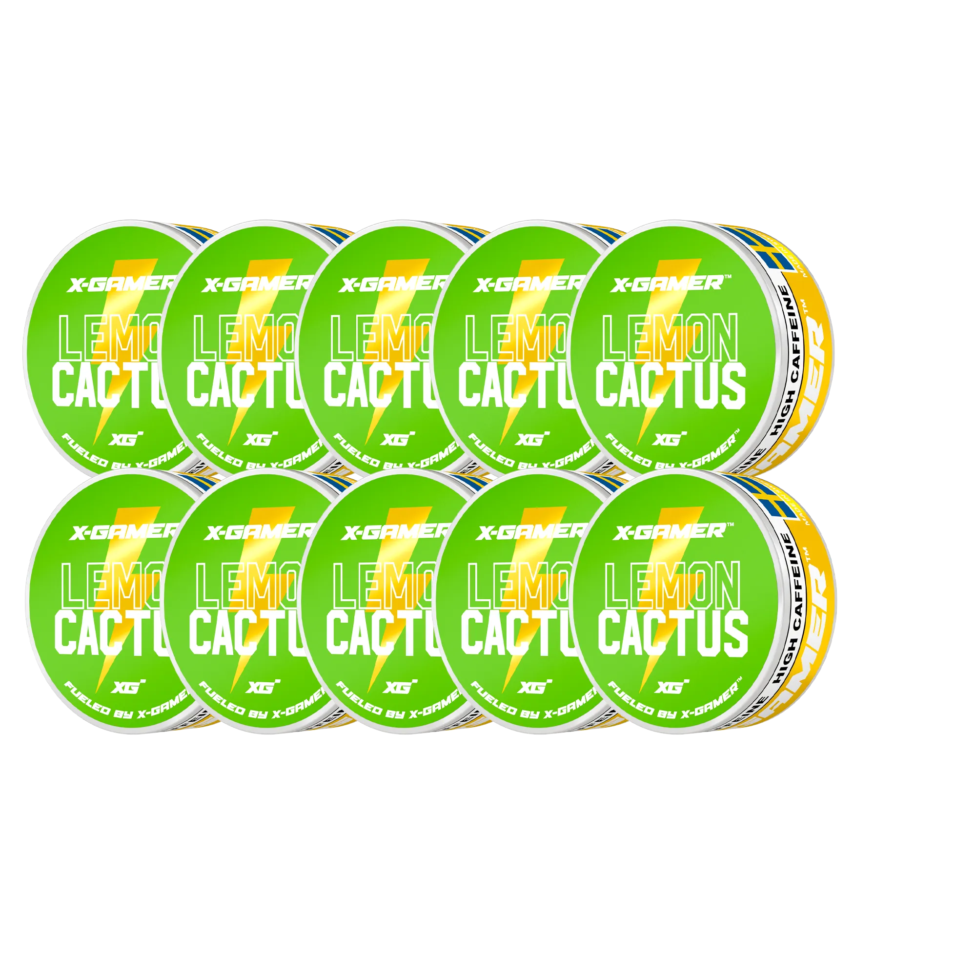 Lemon Cactus Energy Pouches (10 Pack/200 Pouches)
