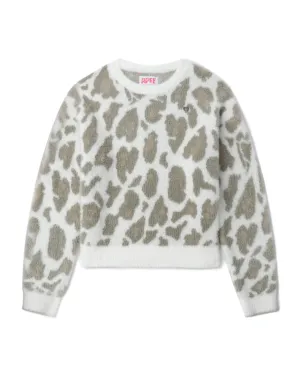 Leopard oversized jumper