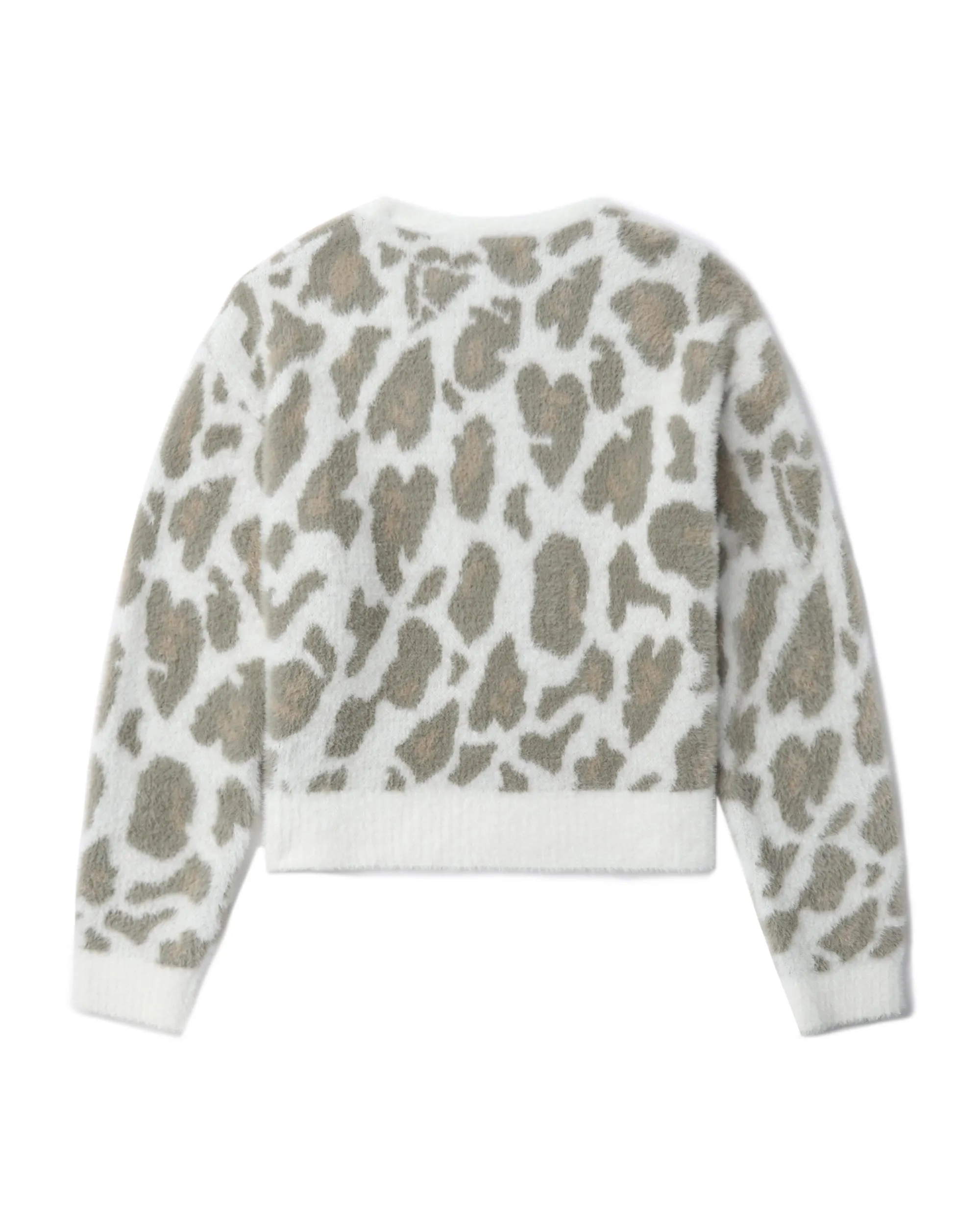 Leopard oversized jumper