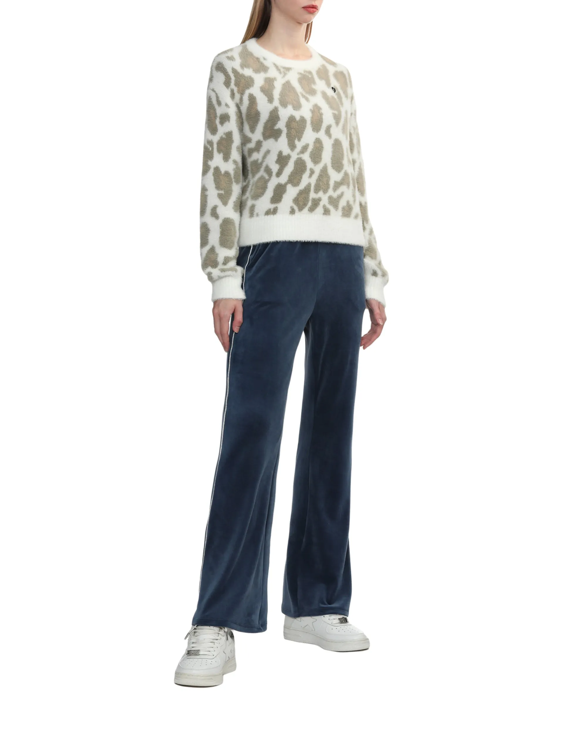 Leopard oversized jumper