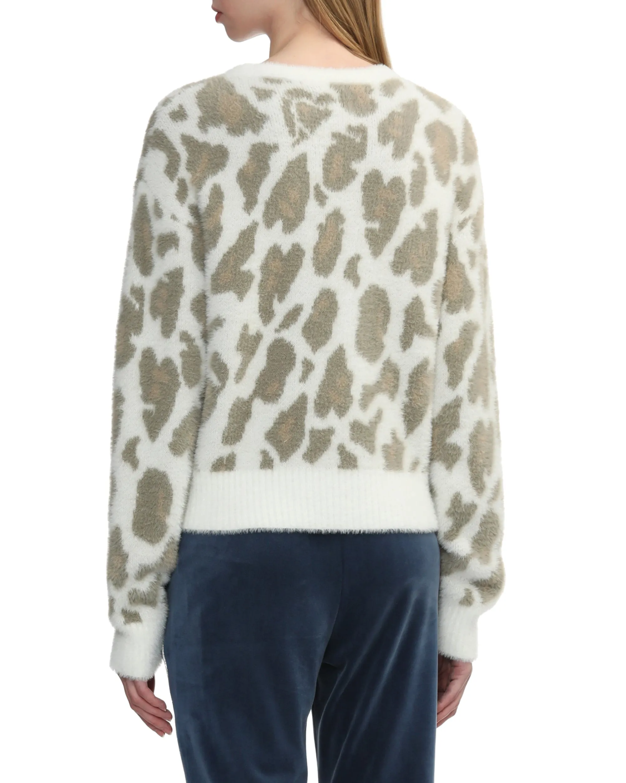 Leopard oversized jumper