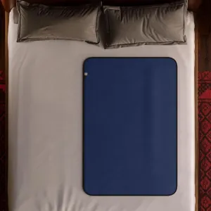 Liberator Fascinator Throw Travel Sized Velvety Sex Blanket - Blue
