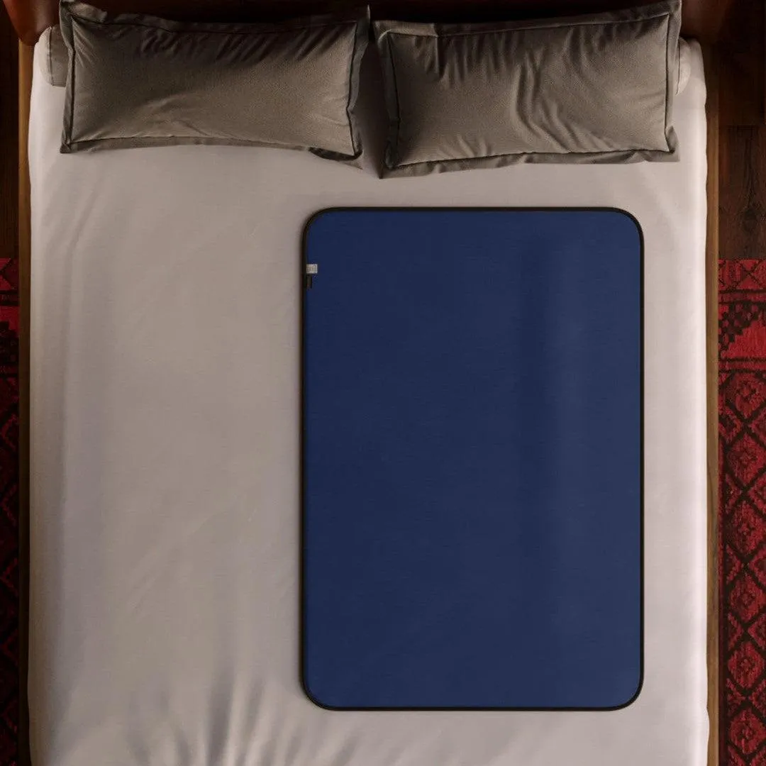 Liberator Fascinator Throw Travel Sized Velvety Sex Blanket - Blue