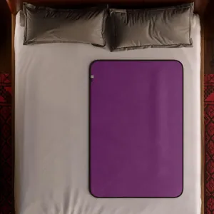 Liberator Fascinator Throw Travel Sized Velvety Sex Blanket - Purple