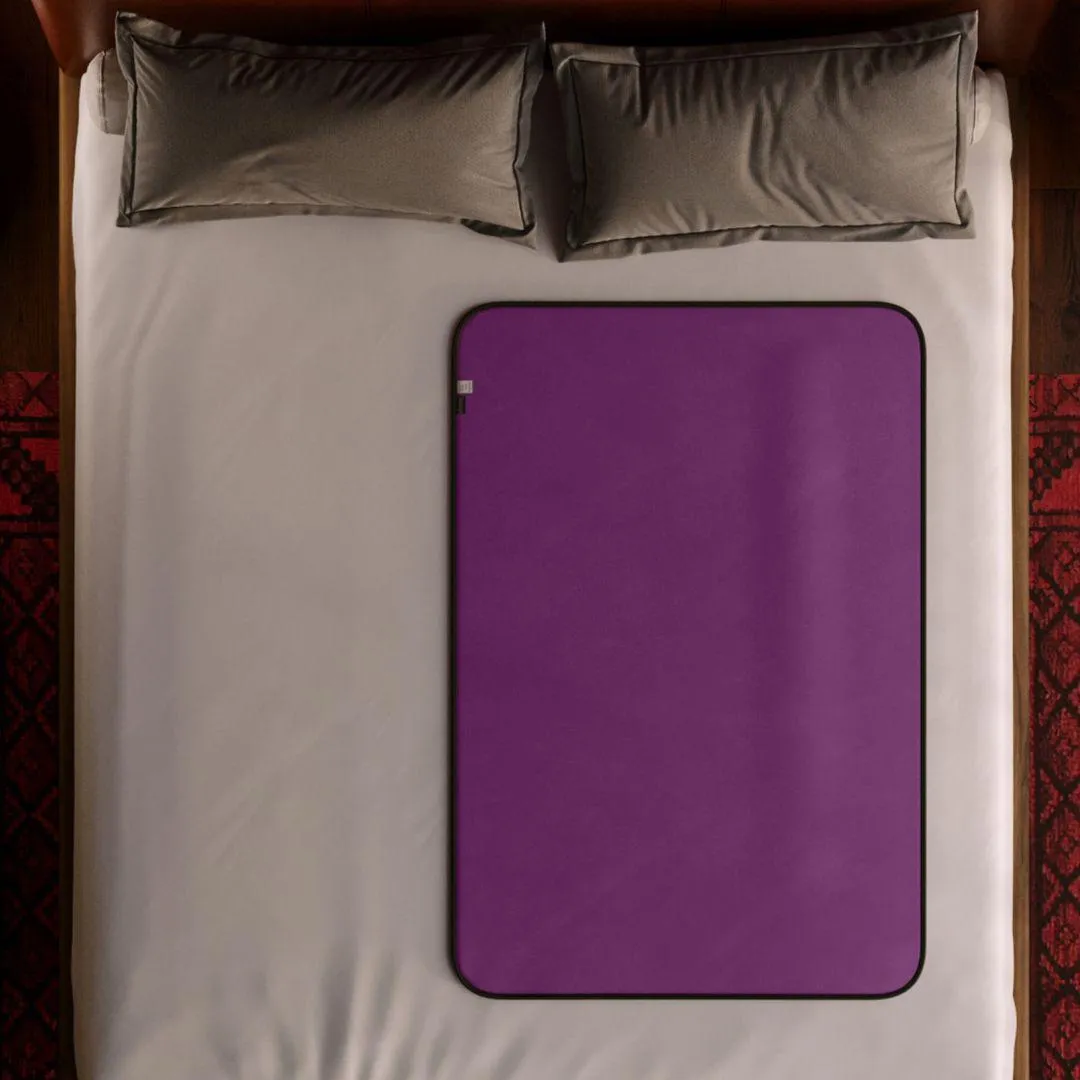 Liberator Fascinator Throw Travel Sized Velvety Sex Blanket - Purple