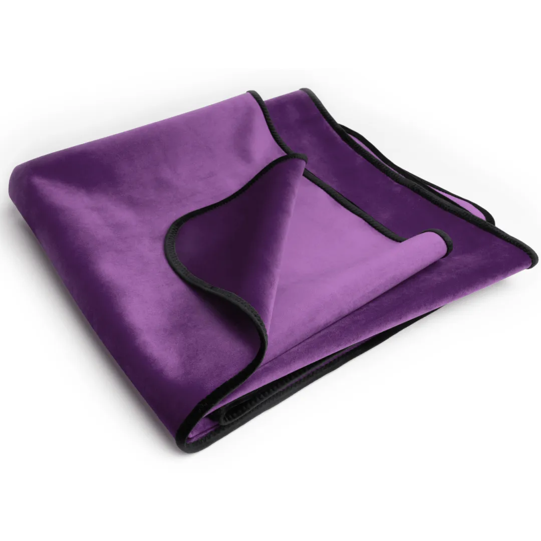 Liberator Fascinator Throw Travel Sized Velvety Sex Blanket - Purple