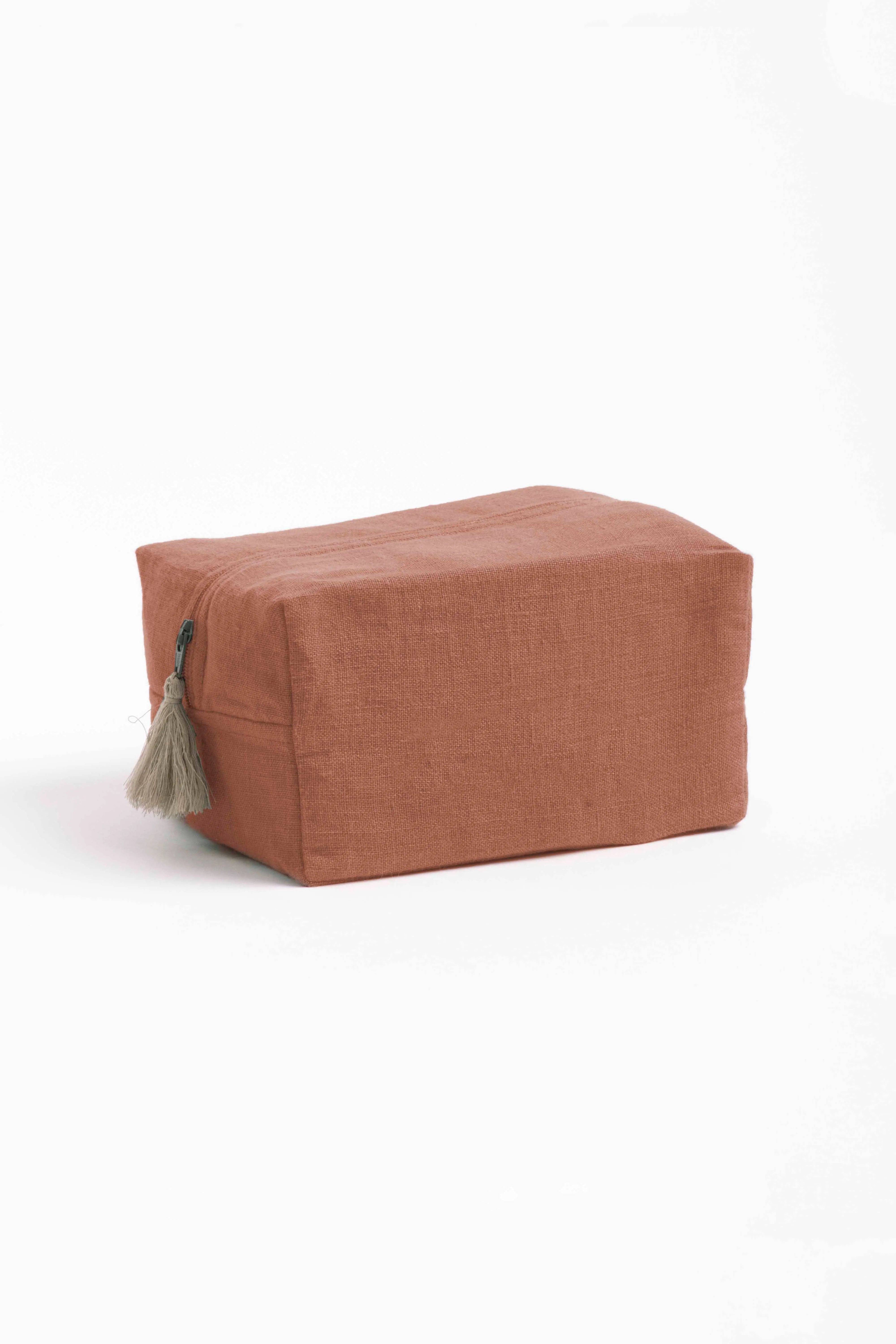 Linen Pouch-Retro Green