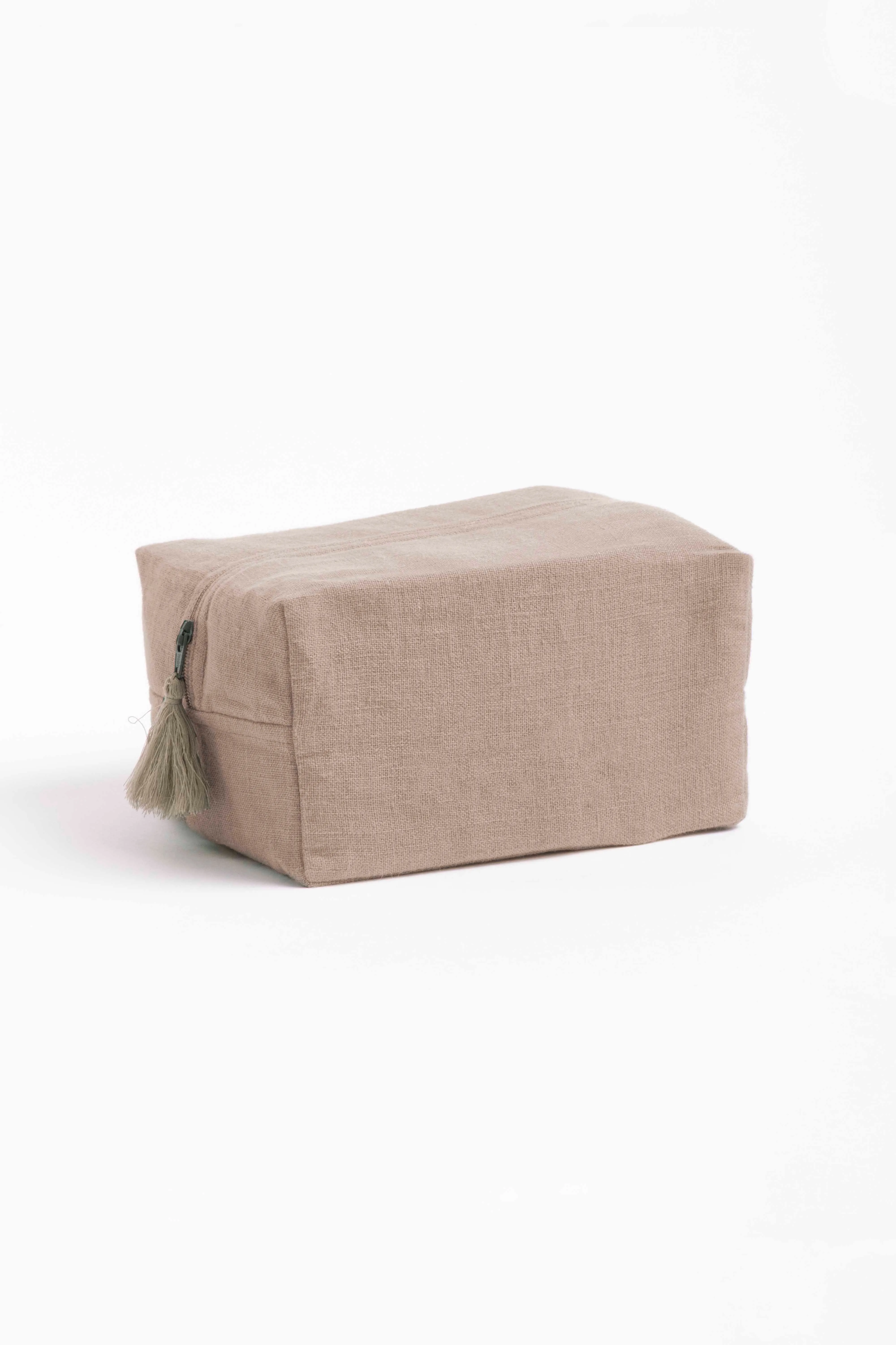Linen Pouch-Retro Green