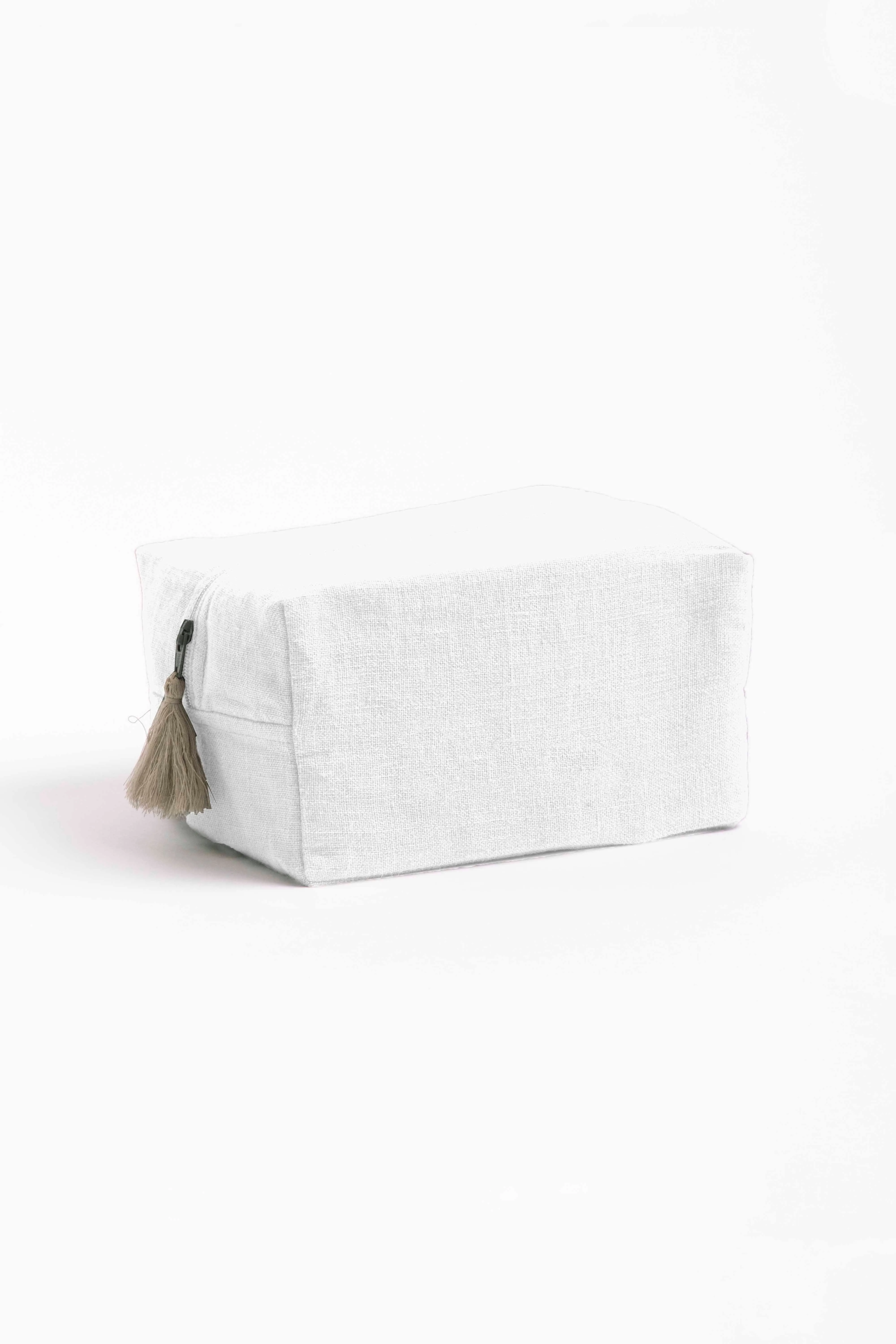 Linen Pouch-Retro Green