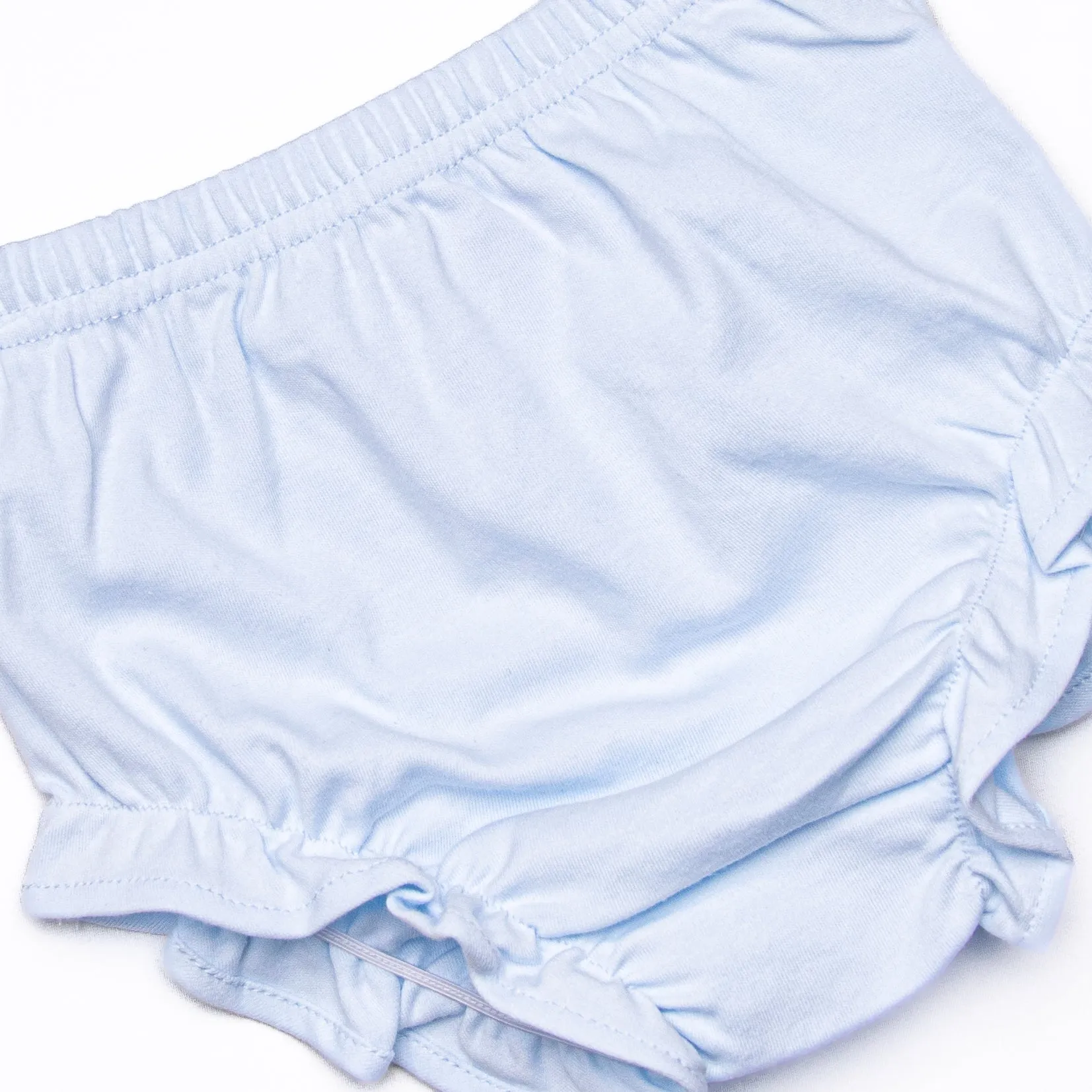 Little Miss Daisy Diaper Set, Blue Floral