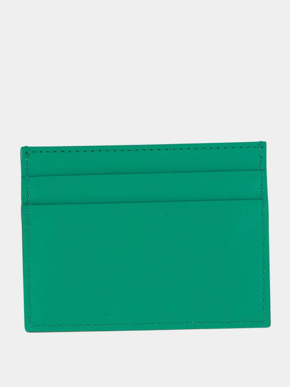 Logo-Print Leather Card Holder