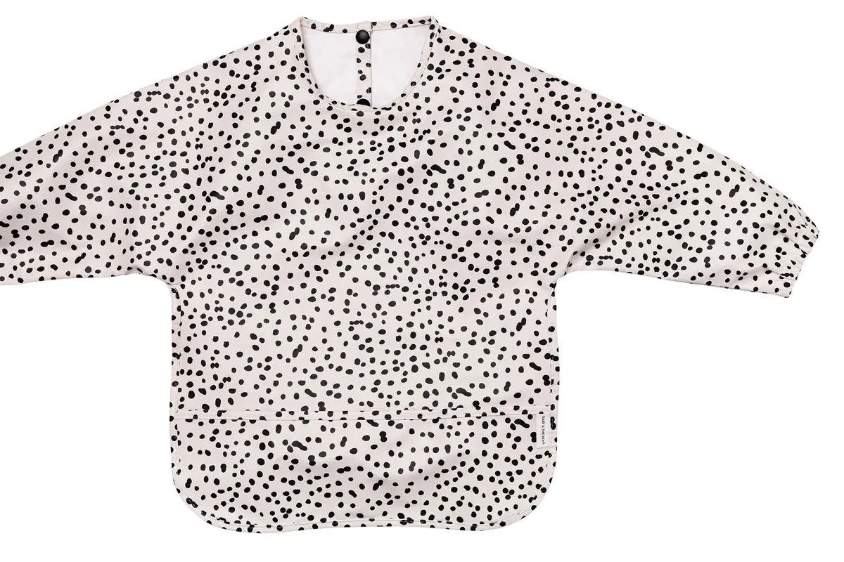 Long Sleeve Bib | Dalmatian Print