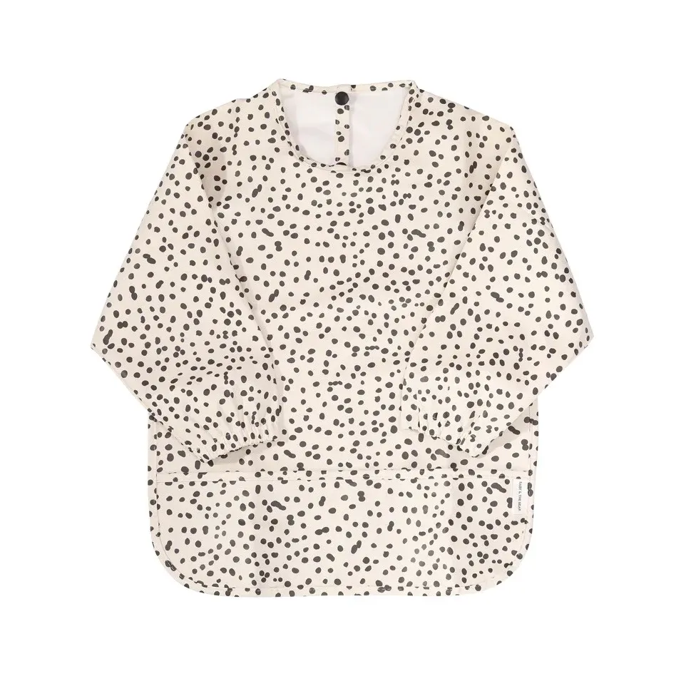 Long Sleeve Bib | Dalmatian Print