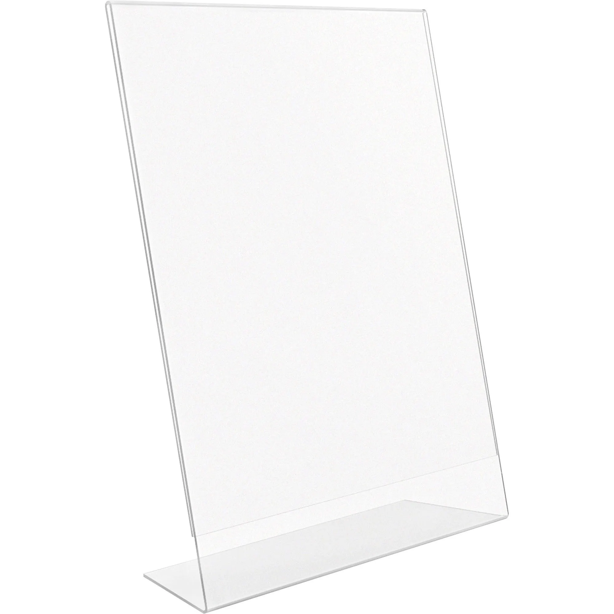 Lorell L-base Slanted Sign Holder Stand