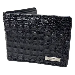 Los Altos Hornback Crocodile Wallet