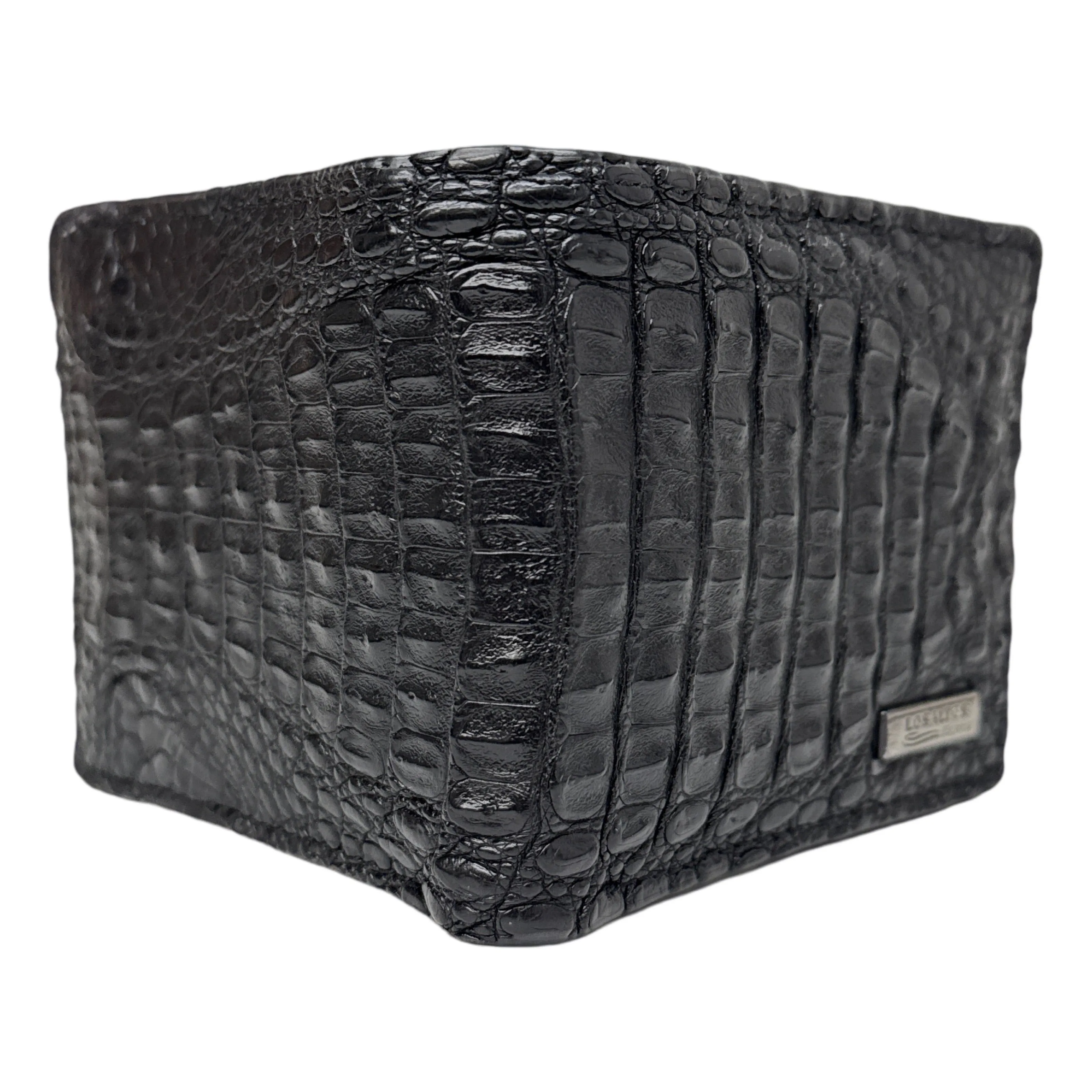 Los Altos Hornback Crocodile Wallet