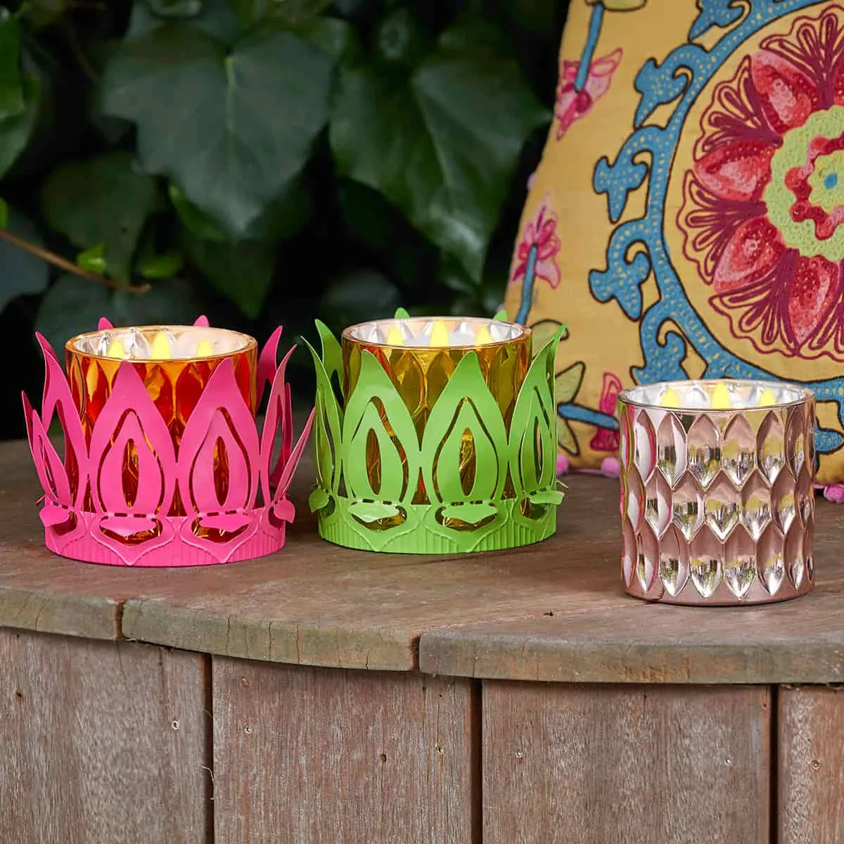 Lotus Jar Holder  Green